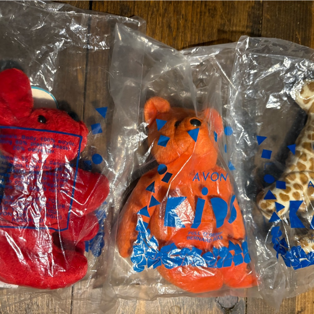 Avon collectibles beanies